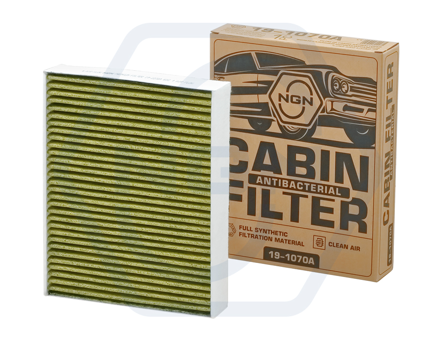 Small product photo - Antibacterial cabin filter. Variant No 1