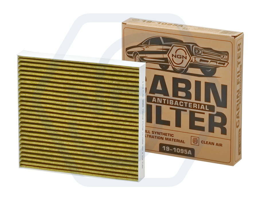 Small product photo - Antibacterial cabin filter. Variant No 1