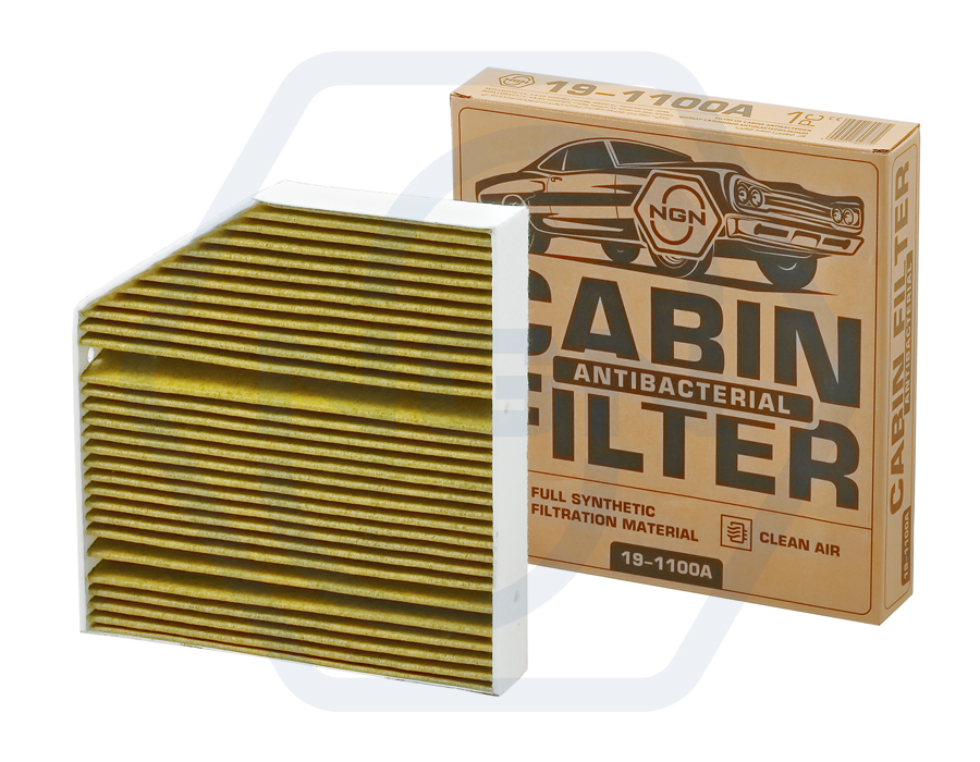 Small product photo - Antibacterial cabin filter. Variant No 1