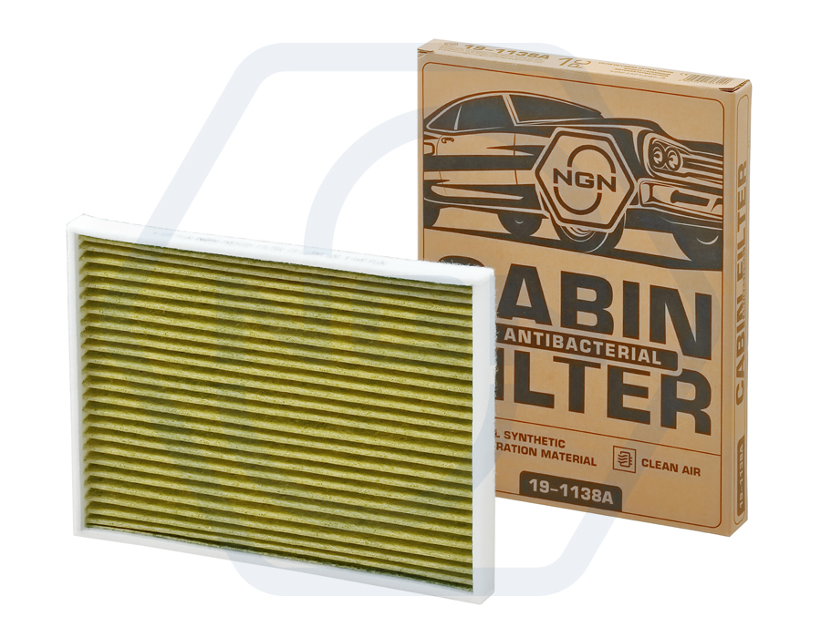 Small product photo - Antibacterial cabin filter. Variant No 1