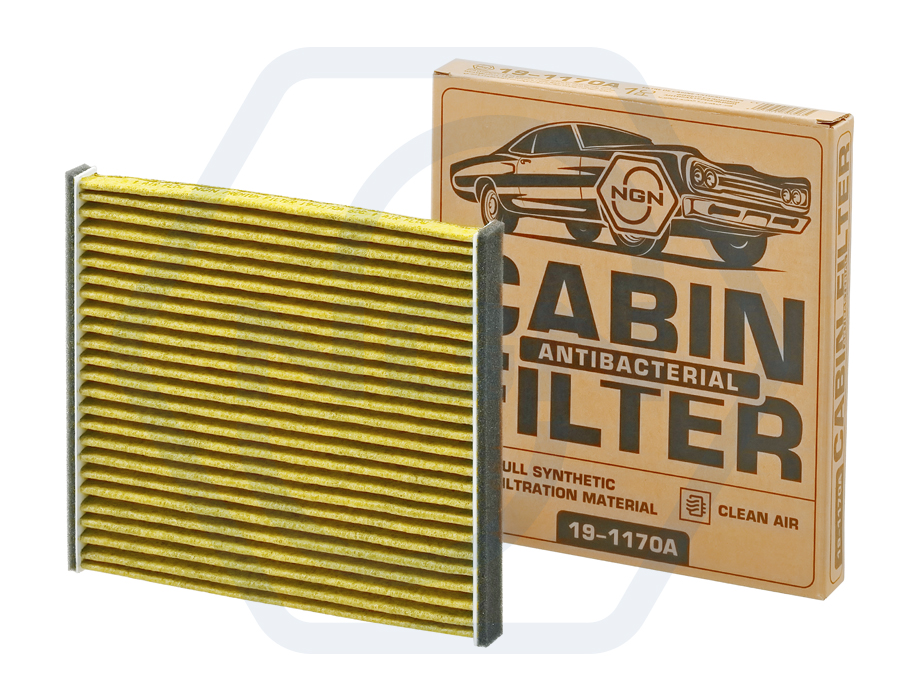 Small product photo - Antibacterial cabin filter. Variant No 1