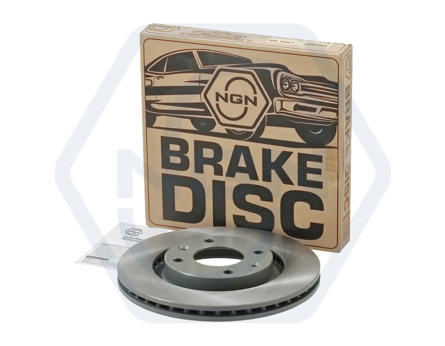 Small product photo - Вrake disc heat-resistant (front, vented, 266x22). Variant No 1