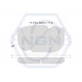 Product photo - Ceramic brake pads, front